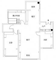 全友家私丨126㎡简约三居，大容量收纳，邻居都想抄作业