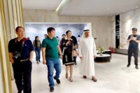 阿联酋迪拜市政厅遗产建筑设计部部长艾哈迈德·默罕默德一行莅临金狮王