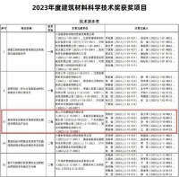 重磅荣誉｜东鹏荣获2023年度建筑材料科学技术进步奖二等奖
