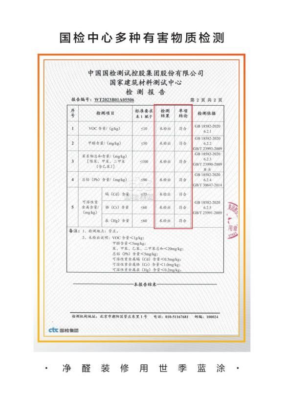 世季蓝涂净醛性能、施工性能、环保性能、辐射性能如何？