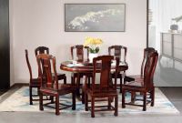 舌尖上中国红——红木圆台独有的魅力