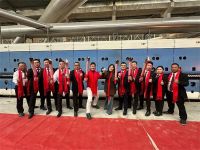 新强盛生产基地窑炉点火仪式圆满成功