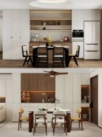 全友家居案例合集丨12个中古风餐边柜，拿捏空间美感！