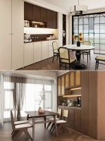 全友家居案例合集丨12个中古风餐边柜，拿捏空间美感！