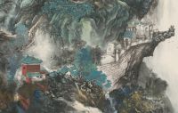 问道武当! 冠珠瓷砖与画家郭有河共创艺术岩板亮相武当山风景区