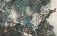 问道武当 | 冠珠瓷砖与画家郭有河共创艺术岩板亮相武当山风景区