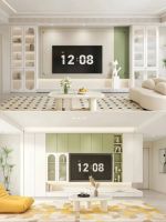 全友案例合集丨8款电视柜设计，杂物再多也能藏得漂亮