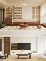 全友案例合集丨8款电视柜设计，杂物再多也能藏得漂亮