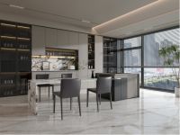 萨米特密缝大理石系列瓷砖：高品质家居装修，打造无边界全景效果