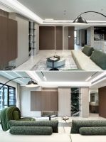 全友家居案例丨去客厅化+大横厅，高级感直接拉满！