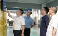 炎陵县谭宇副县长、商务局扶学勇书记一行莅临参观莱博顿总部工厂
