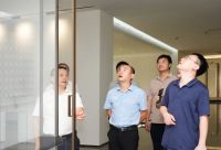 炎陵县谭宇副县长、商务局扶学勇书记一行莅临参观莱博顿总部工厂