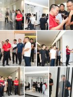 澳门中山板芙联谊会、工商联、青企协一行莅临参观莱博顿卫浴总部工厂