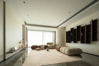 OCID原里设计 x 万科新都心丨原木焦糖色系的时尚美学，抚平内心的嘈杂