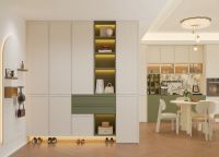 全友家居案例丨136㎡奶油中古风，复古绿也太优雅了