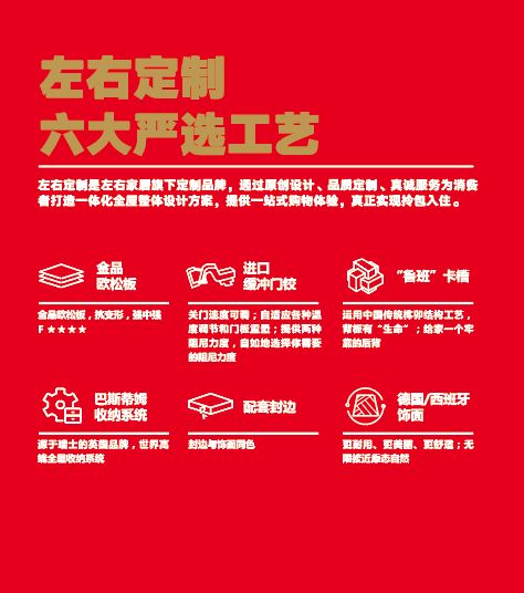 左右定制六大严选工艺