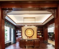 卓木王红木整装书房案例：木香与书香交织，打造传世精神家园