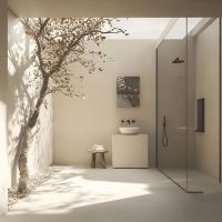 科沐直角弯钢淋浴房：  以工艺之美，重构空间的情感共鸣