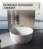 体验进阶｜柯邸首创人造石浴缸龙头一体