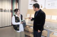 筑医台总编辑李宝山一行莅临新明珠绿材参观交流