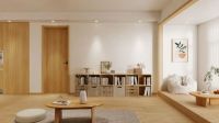 骊住全屋定制|日式原木风小居：在温润木纹肌理中的静谧空间