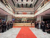 开新聚能！QD瓷砖敲响新总部装修动工第一锤！