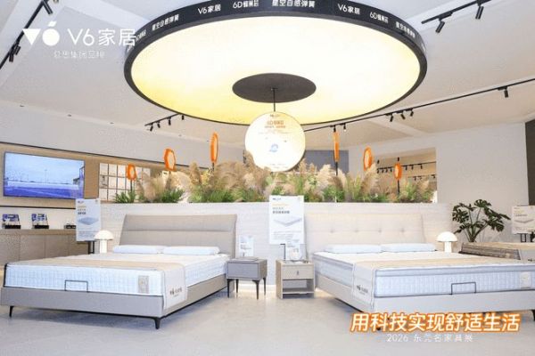 V6家居携两大核心技术亮相名家具展,睡眠科技进入可视化时代