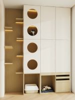 全友家居丨122㎡原木奶油风，实现人宠共居，温暖治愈