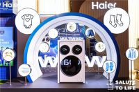 海尔三筒洗衣机泰国上市，001号用户现场交付