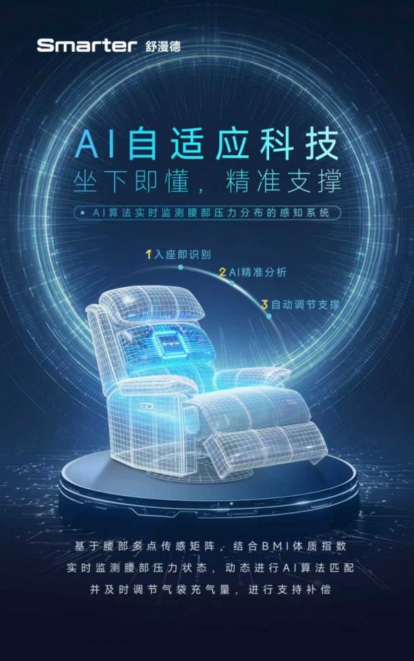 全球首创AI自适应科技，舒漫德4·9发布会定义智能沙发技术新高度