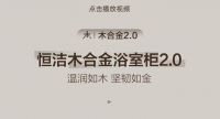 新品上市  恒洁雅·缦奢系列静奢风浴室柜，演绎素雅美学
