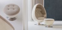 未来主义经典回归：Roche Bobois 罗奇堡带来Henrik Thor-Larsen的OVALIA扶手椅