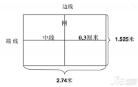 乒乓球台的标准尺寸与乒乓球台的价格