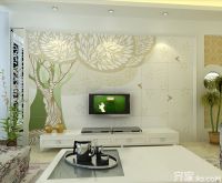 客厅电视背景墙现代简约效果图  让你的客厅与众不同