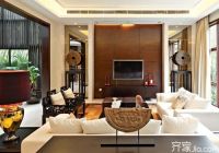 想装好现代中式背景墙  3招圆您"中式庭院梦"