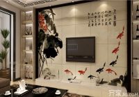 地砖上墙电视背景墙效果图   地砖上墙一样精彩