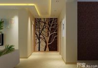客厅墙面玄关设计  绘出足上足下风景