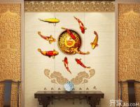 中式风格背景墙装修效果图欣赏 古韵与现代的完美结合