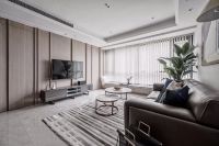 120m²一家六口的现代简约风,收纳与装饰功能两不误!