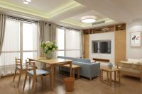 如今小户型餐厅都不买餐椅，用它来取代，节省空间还好看