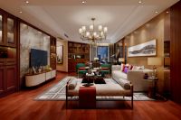 115平暖色调的新中式?真是别具一格