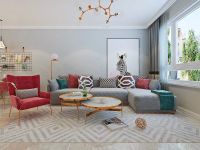 鲁商凤凰城| 60.22㎡ 2室1厅1卫 北欧风格