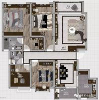 诺维家全屋定制：117㎡轻奢极简风，处女座都无法挑剔