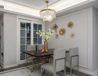 成都轻奢美式,色彩与空间布局相协调,精致小资又不失品位