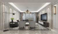西安诸子街280平现代轻奢风,软装搭配设计,西安装修设计公司