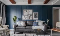 深色背景墙会让空间显小?那是因为你不会搭配~