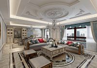 华天雨润装饰公司 保利天郡150㎡ 法式装修