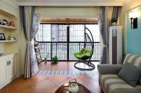 阳台移门拆除后,客厅和阳台变为一体,美爆了!