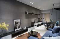 60㎡的小平层设计，尚欧国际家居：定制柜子作的隔断原来这么棒