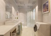 如今太多业主不做沐浴房了，这样设计，不仅省钱还接地气